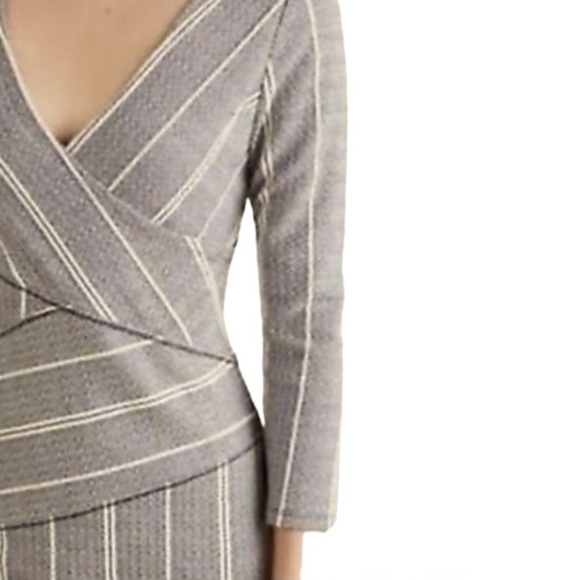 NWOT Anthropologie Maeve Amelia Column Stripe Dress Size Medium Sheath Career - Picture 2 of 10